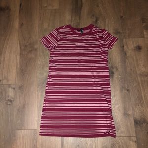 Stripped t shirt dress